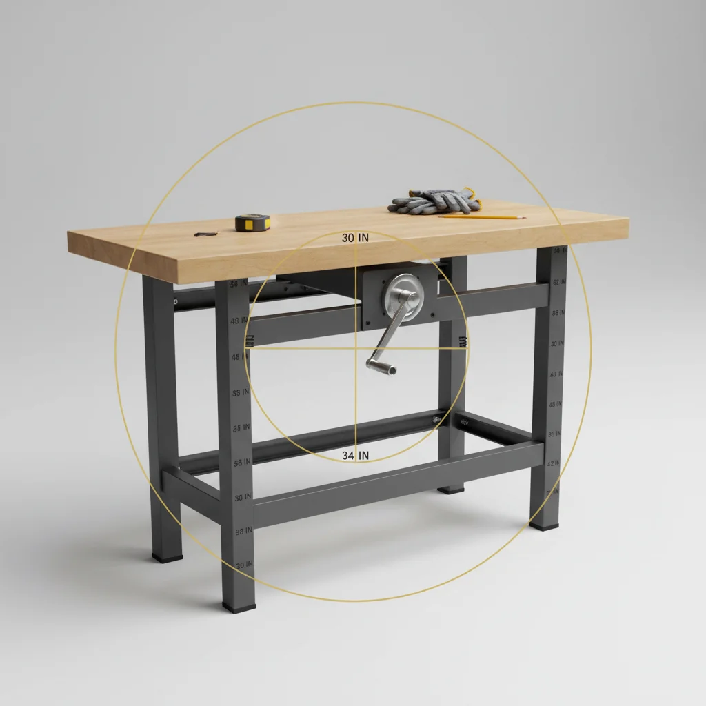 What is the Best Workbench Height for Your Garage?